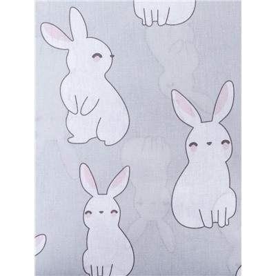 Постельное бельё 1.5-спальное «Этель» Cute rabbit, бязь