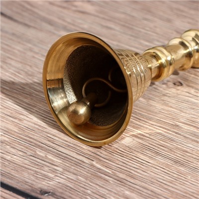 Колокольчик «Шайн», 12.5 см, латунь