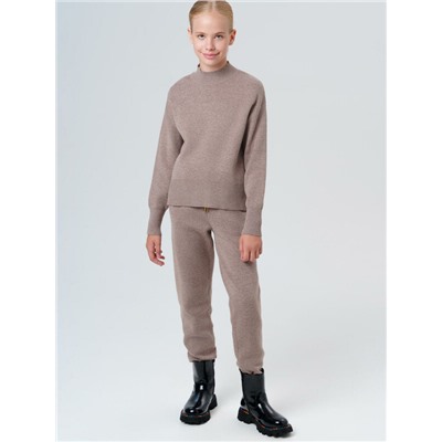 Комплект трикотажный для девочек: джемпер, брюки
