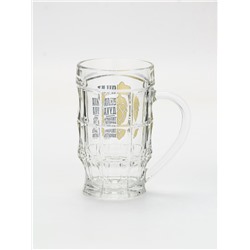 Кружка стеклянная пивная «Сила духа», 500 мл