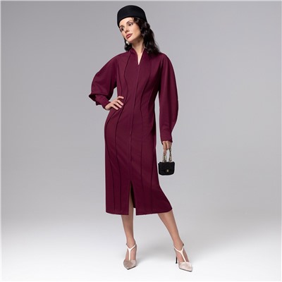 Платье-футляр со швами наружу, Больше, чем просто платье (винное)