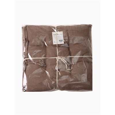 Подушка на стул «Этель» Woody, 42×42 см, коричневая