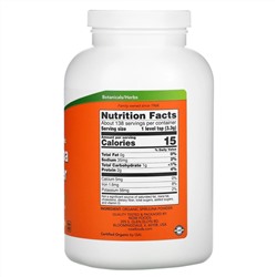 Now Foods, Сертифицированный порошок органической спирулины, 454 г (1 фунт )