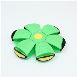 Мяч - фрисби для собак «НЛО» зелёный, 16 см