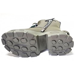 73-0905B хаки Ботинки зима для девочек (33-38)/12