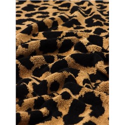 Полотенце махровое Этель «Леопард», 70×130 см, 100% хлопок, 420 г/м², чёрно-золотое