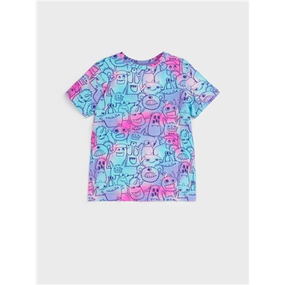 Фуфайка трикотажная для девочек (футболка)