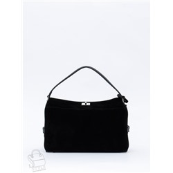 Сумка женская кожаная 1026LF black Polina&Eiterou  в Новосибирске