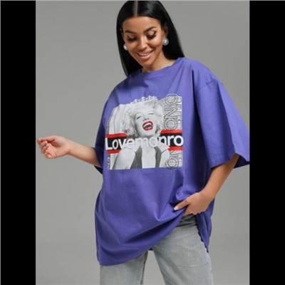 Футболка Амина (сиреневый Монро)