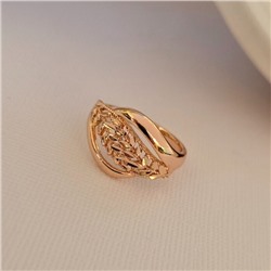 Кольцо 20 р ювелирная бижутерия коллекция "Дубай", покрытие позолота, арт.414.074-20