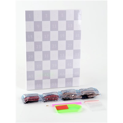 Алмазная мозаика по фото с полным заполнением «Vintage», на холсте с подрамником, А4