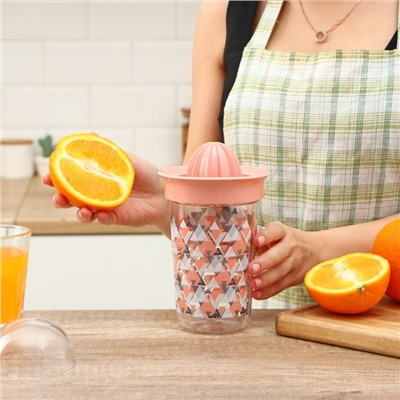 Соковыжималка для цитрусовых ручная Renga «Сомбреро», 600 мл, 11×19 см, тритан, МИКС