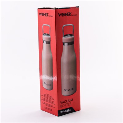 8294-1 Термобутылка светл/розовая 510 мл нерж/ст  (х24)