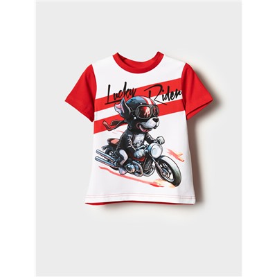 Фуфайка трикотажная для мальчиков (футболка)