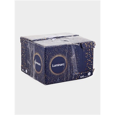 УЦЕНКА Набор стаканов высоких 350 мл «Золотой мед», 4 шт.