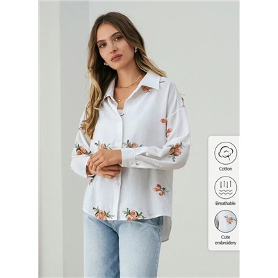 Женская рубашка с вышивкой Patiskha