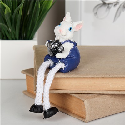 Фигурка Кролик висячие ножки 13 см / 1126 /уп 4/240/