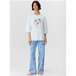 КОМПЛЕКТ ЖЕНСКИЙ (ФУТБОЛКА, БРЮКИ) 592528