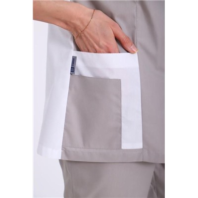 Костюм женский 227-1 (Белый и серый)