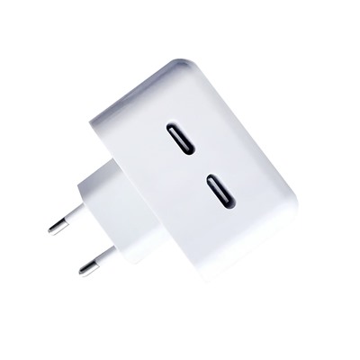 Адаптер Сетевой - MHJE3ZM/A PD 2*Type-C 3,8A/35W (C) (white)