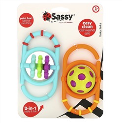 Sassy, Inspire The Senses, Linky Links, 3+ Months, 2 Piece Set