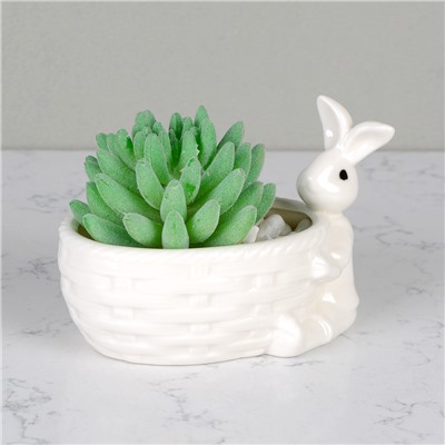 Кашпо Кролик 12,8х9,5 / XN018 /уп 72/