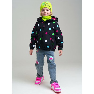 Комплект трикотажный для девочек: шапка, снуд