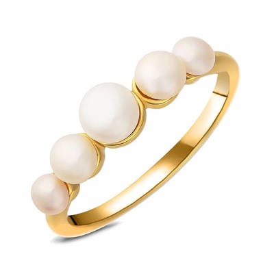 Кольцо, жемчуг, BY-0335