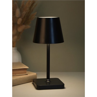 Светильник настольный 24/37 см черный / CW182609-10 /уп 60/USB