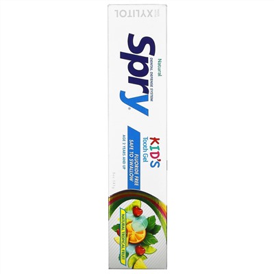 Xlear, Kid's Tooth Gel, Fluoride-Free, Natural Tropical Fruit, 5 oz (141 g)