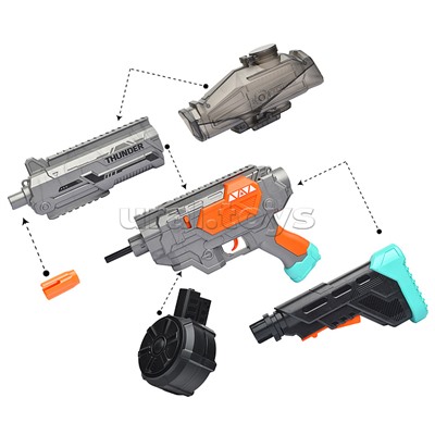 Автомат "Разрушитель" с водными пулями, в коробке