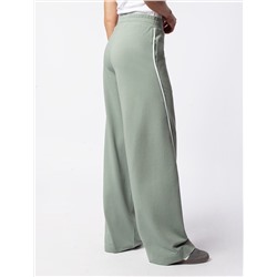 Свободные брюки  из тонкого премиального футера с эластаном