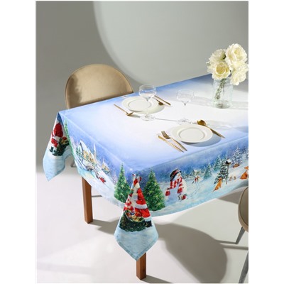 УЦЕНКА Скатерть Этель "Рождественский вечер" 150х220 см, с ВГМО, 100% хл, саржа 190 г/м2