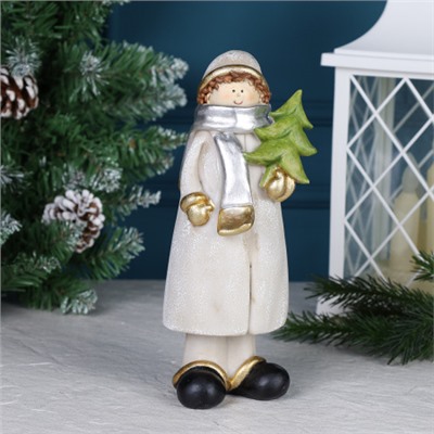 Фигурка Мальчик/Девочка 23 см / S2191 /уп 2/84/Новый год