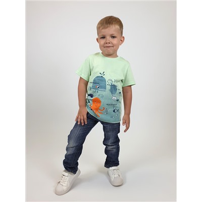 3-73-4. (Фуфайка для мальчика, Лунева )