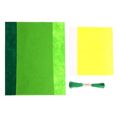 Набор для создания корзинки на пасху из фетра «Лужайка»