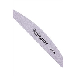 Kristaller Пилка для ногтей улыбка 100/180 грит, серый KRISTALLER, 1107542