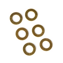 Комплект одиночной колковой механики Music Life, золотистые, 3+3