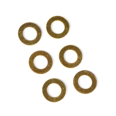 Комплект одиночной колковой механики Music Life, золотистые, 3+3