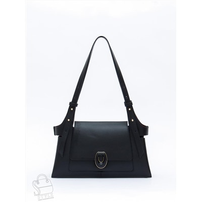 Сумка женская кожаная 2389Y black Polina&Eiterou
