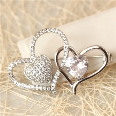 Брошь родий H01-7625