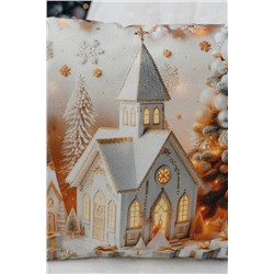 Наволочка декоративная новогодняя 2 шт рогожка НАТАЛИ, 1221269