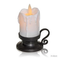 Свеча светодиодная подвижный фитиль 8 см / 226-sv /уп 12/360/