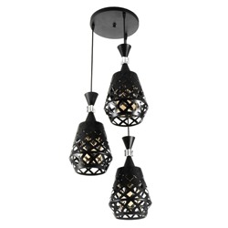 Светильник BayerLux «Ковальце» 3хЕ27 40 Вт черный 33×33×35-120 см