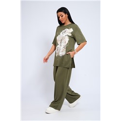 Костюм женский футболка брюки из вискозы 397