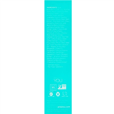 Andalou Naturals, подтягивающий крем для глаз с кокосовой водой, Quenching, 18 г (0,60 жидк. унций)