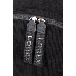 Рюкзак LOREX ERGONOMIC M7 BLACK VELVET 20 л черный 45х15х30 см 1 отделение, молния, универсальный