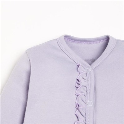 Комбинезон с рюшей для девочки «Крошка Я» BASIC LINE, рост 80-86 см