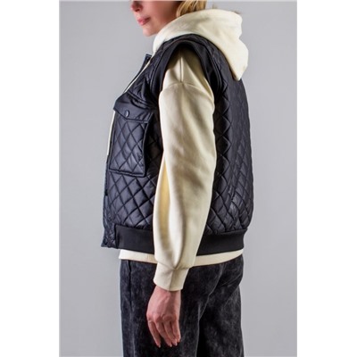 Жилет утепленный безрукавка арт. H025 (Черный)