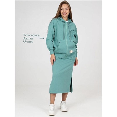 Юбка "Белинда" (Оливковый)